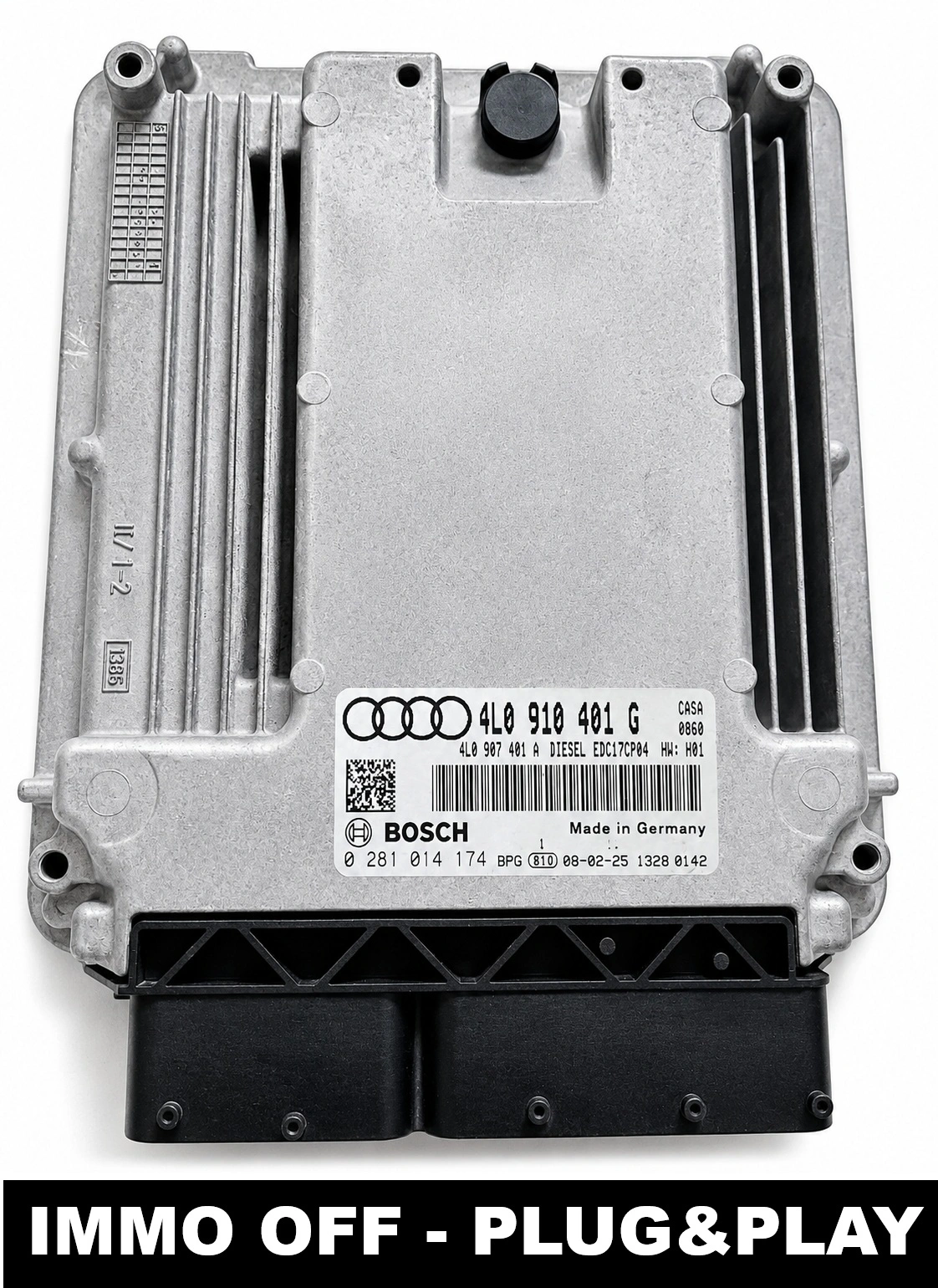 4L0910401G 0281014174 Audi Q7 3.0 TDI Wasserschaden Motorsteuergerät